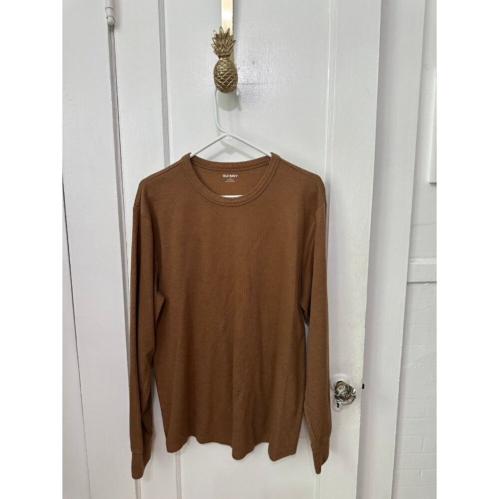 Old Navy men’s size X-large soft washed brown sweater